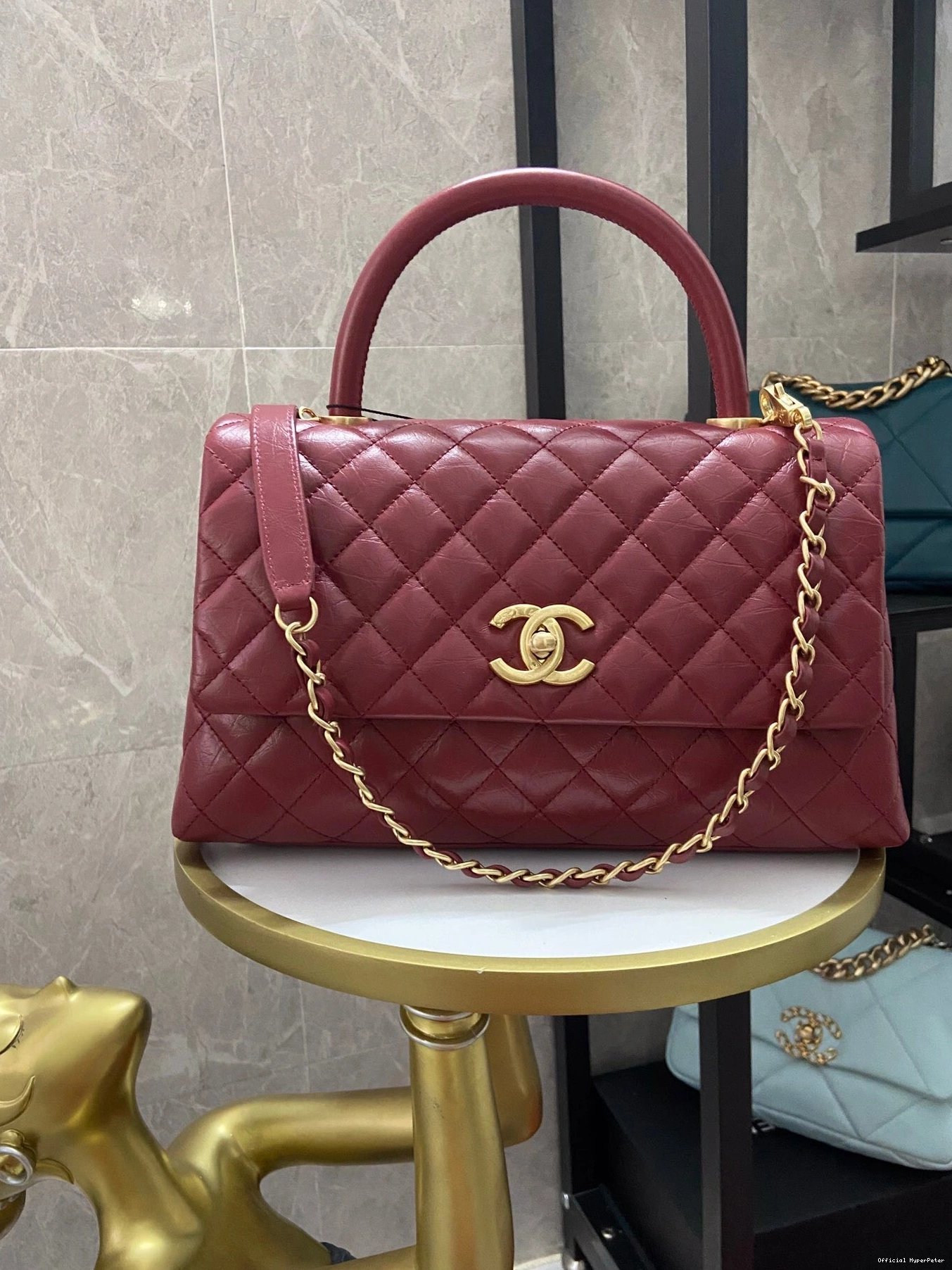 Hyper Peter CHANEL HANDLE COCO BAG 0816